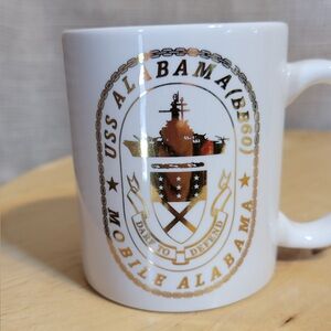USS Alabama (BB-60) Themed Ceramic Coffee Mug/Cup